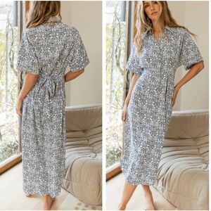 bohme Indie Printed Midi Dress size XS